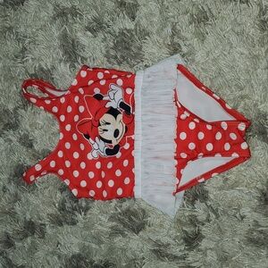 Disney Baby Minnie Mouse Toddler Girl One Piece Swim Suit Size 18 Months